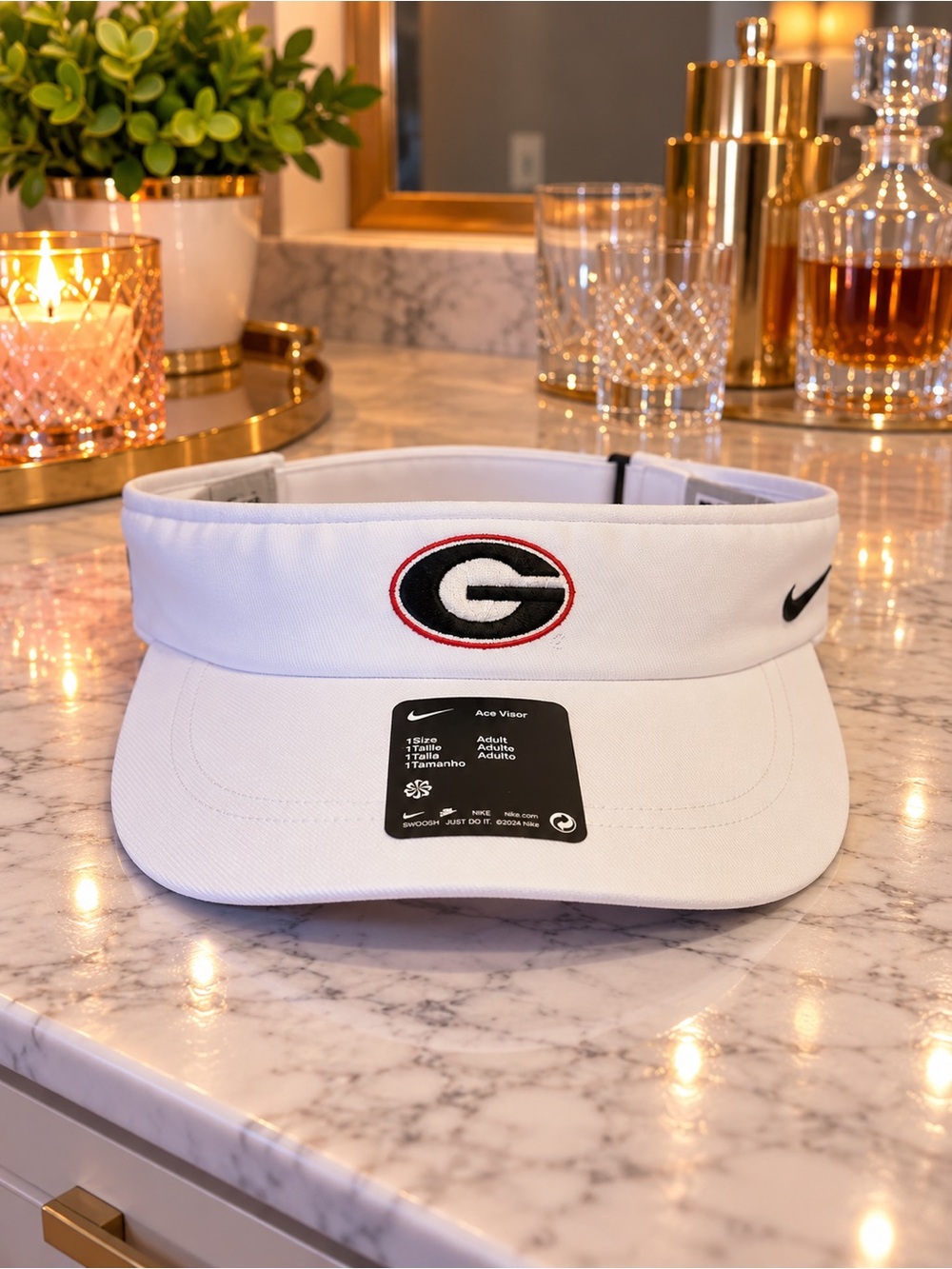 🏈 Nike Georgia Bulldogs Men’s Ace Visor NWT | Kirby Smart Style